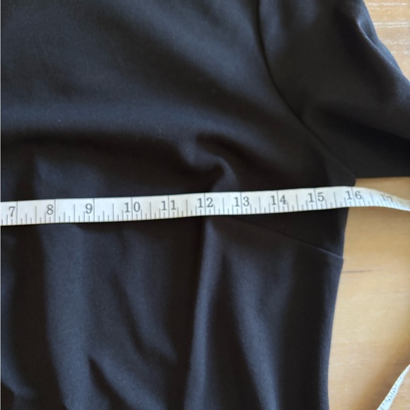 Calvin Klein Boatneck 3/4 Bell-Sleeve Fitted Sheath Dress Knee Length, Black 6 - Picture 10 of 13